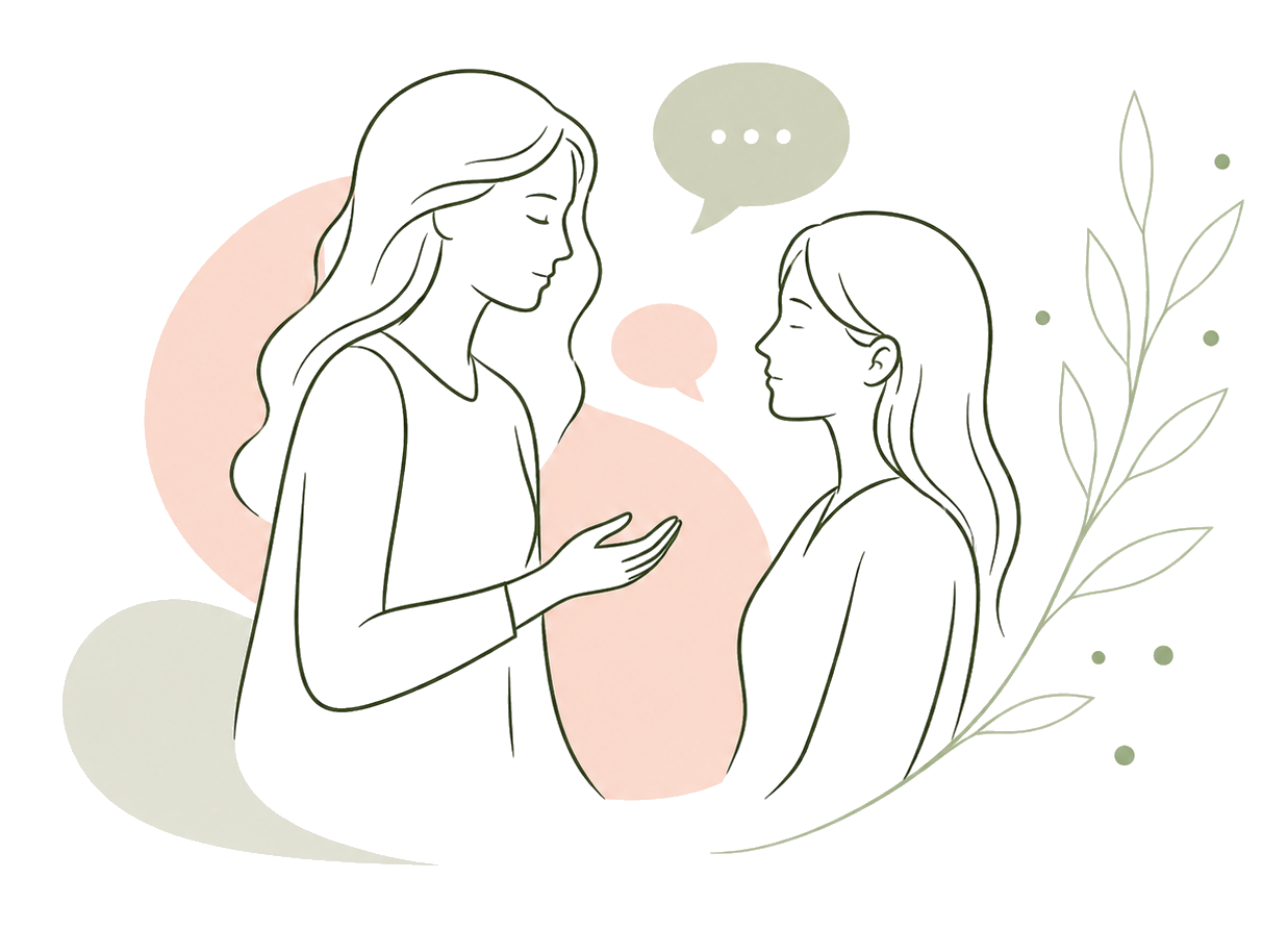 Szkic rozmowy psychologicznej w spokojnym otoczeniu